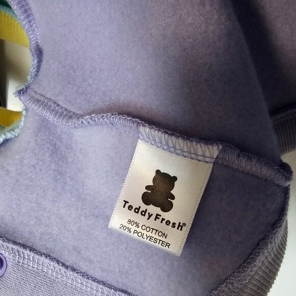 Teddy Fresh Pet Hoodie Pastel Colorblock - Size XL - 2021 2nd Edition - Picture 4 of 10